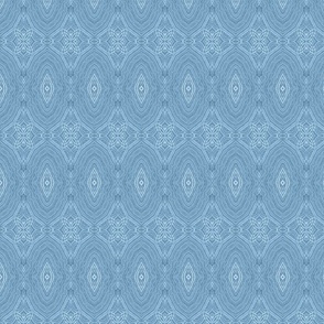 Monochrome light blue oriental ornament.