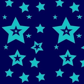 blue on blue stars