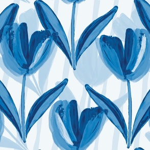 Delfst Blue Tulips large