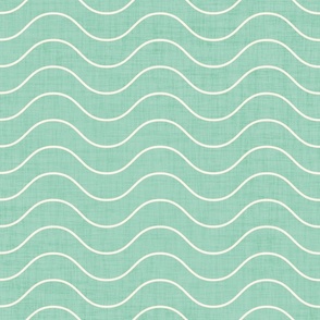 summer waves on mint