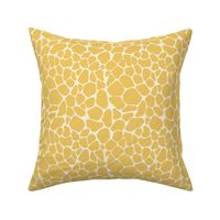 Giraffe Spots in Yellow and Cream