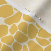 Giraffe Spots in Yellow and Cream