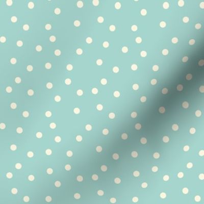 Pastel Blue Polkadots