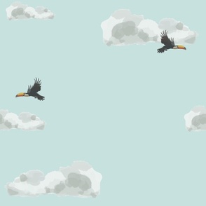 Flying Toucans