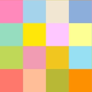 Colorful Bright Checkerboard