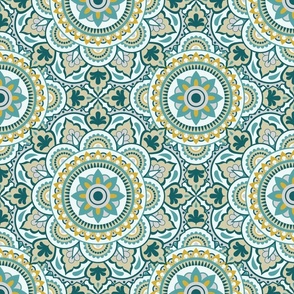 Mandalas Teal