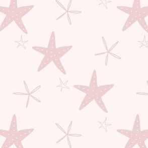 Dreamy Pink Starry Shape