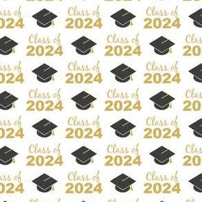 (small scale) Class of 2024 - Gold/White - LAD24