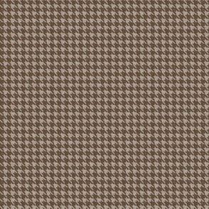 HOUNDSTOOTH DISTRESS LINEN TEXTURE_TRADITIONAL TWEED BROWN_SML