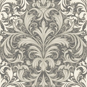 Rich Floral Damask Beige (revisited)