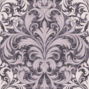 Rich Floral Damask Dove (revisited)