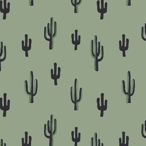Minimal Cactus Black/ Green (M)