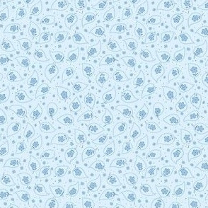 floral paisley ditsy baby blue normal scale
