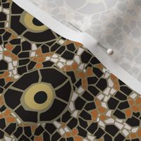 snake eye mosaic brown