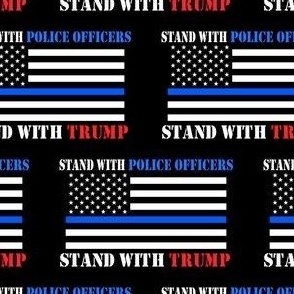 Stand with Police Officers Trump 2024 