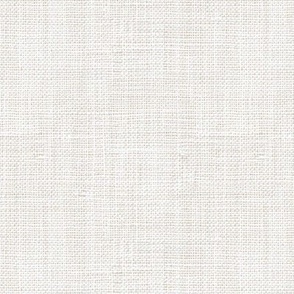 Distressed Woven White Textured LInen Weave Cream Offwhite Ivory