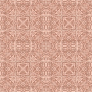 Decorative Spanish Tiles - Brick Red, Soft Pink - Medium - (Terrazza)