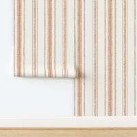 Textured Coastal Stripe_Linen_Peach Bloom Beige tan Cream_Large