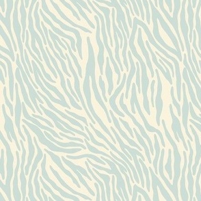 Zebra Animal Print in Blue