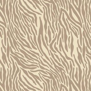 Zebra Animal Print in Brown