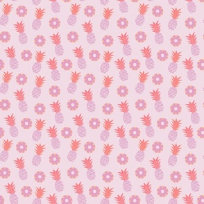 pink pineapple, summer, cute fruit, tropical, pool party, girly summer (small)