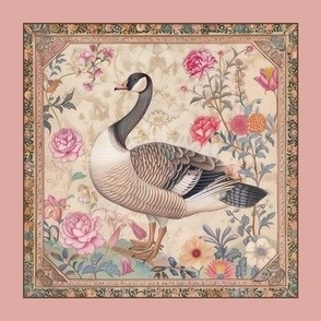 Arabesque Goose Quilt/Pillow Block