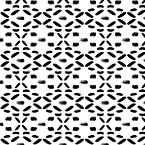Tribal Black And White Pattern