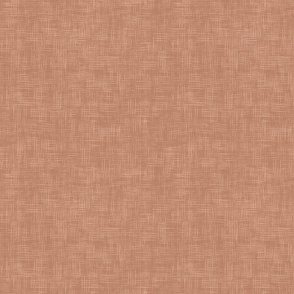 Brown, brick terra cotta brown, linen textured solid (S)
