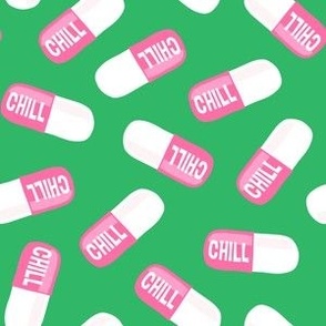Chill Pill - pink/green - LAD24