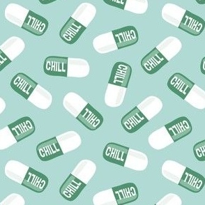 (small scale) Chill Pill - green/mint - LAD24
