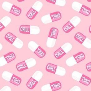 (small scale) Chill Pill - pink/pink - LAD24