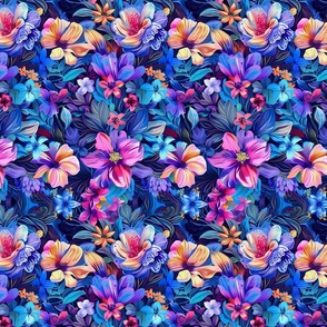 Bohemian Bliss Floral Tapestry