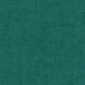 green, dark teal emerald linen texture wallpaper and fabric (M)