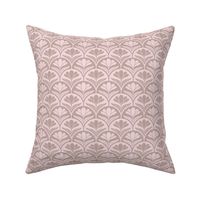 Floral Scallop-Taupe-Small