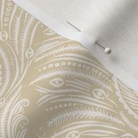 Peacock Plume Damask - Honey