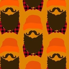Mountain man / beard / mustache / burnt orange
