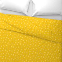 Cute-cuter-cutest-beige-white-spirals-on-bold-retro-corn-yellow-XL-jumbo