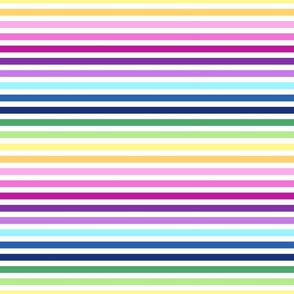 Wide Rainbow Stripes