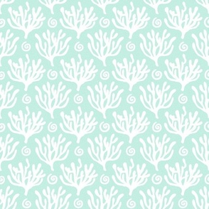 coral reef two color bleached 2 two inch coral branch underwater ocean sea island beach light aqua marine white pale turquoise wallpaper accessories home decor
