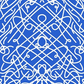 woven blue metallic texture