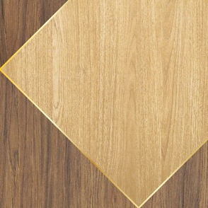wood squares 24x24 gold inlay