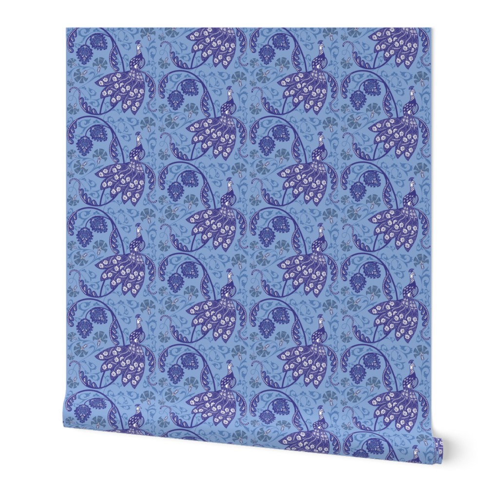 Peacock oriental pattern