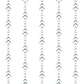 Deep Navy - Minimalist Boho Arrows 