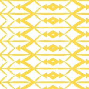 abstract-diamonds-n-arrows-n-lines in yellow and white