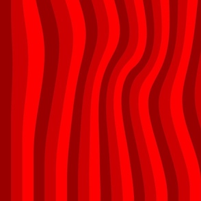Red Wavy Stripes large