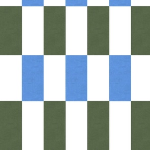soldier stacked tiles - blue and green - boys colorblock