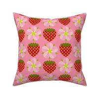 Simply Strawberry/Simple Fruit and Flowers - Large Pink