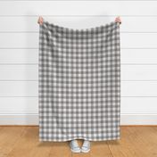 Jumbo 1 1/2” Textured Gingham, Grey