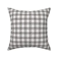 Medium Textured Gingham, Grey