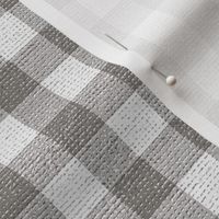 Medium Textured Gingham, Grey